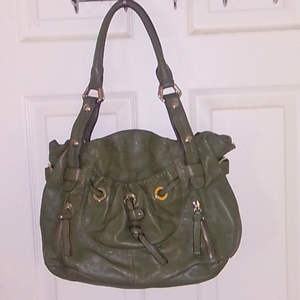 B. Makowski Olive Green Women's Handbag